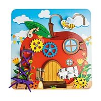 Развивающая доска "Бизи-Яблоко" БЗ-001