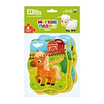 Пазл мягкий Ферма 4 картинки 16 элементов