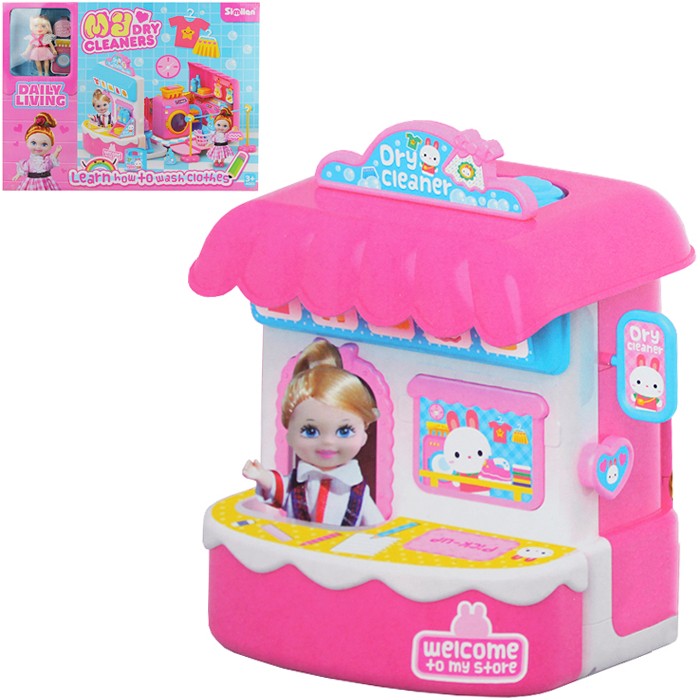 Кукла-малышка с игровым набором 075QL коробка в ассортименте