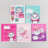 Комплект тетрадей из 20 шт "Мари", 12 листов, 10 клет. и 10 лин. Коты артистократы