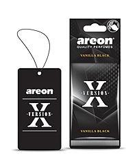 Ароматизатор Areon X Version Vanilla Black ваниль блэк