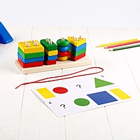 Пирамидка "Цветная геометрия"  ПИР-28