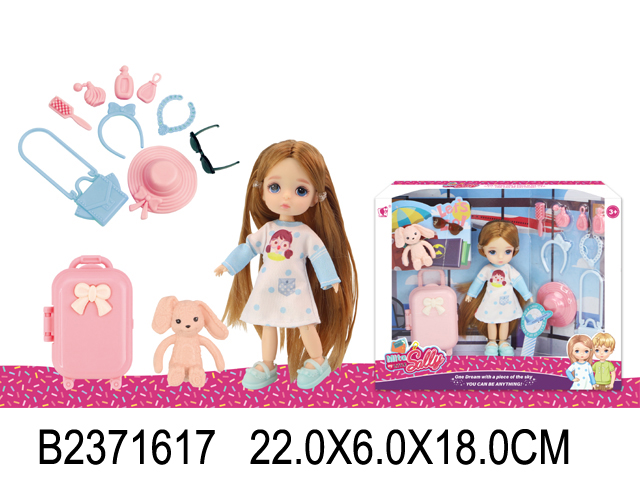 Кукла-малышка Путешественница 91085-A в коробке