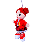 Кукла мягкая Агата 26 см красные волосы Oly ВВ5514