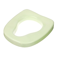 Сиденье для уличного туалета, 41 × 35 см, с анатомической формой, пенополиуретан, зелёное