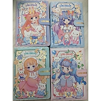 Записная книжка подарочная А6+ 132 л,цветной блок, с хлястиком на магните,обл.пвх,Аниме МИКС   96690