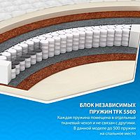 Матрас «Сан-Ремо»‎, размер 180х200 см, высота 24-27 см, трикотаж