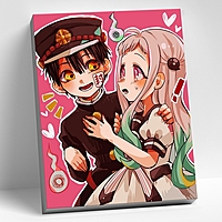 Картина по номерам 40х50 "Туалетный мальчик" "Ханако" 27 цветов HR0467