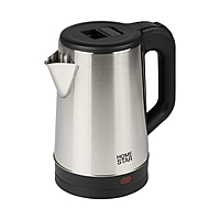 Чайник электрический Homestar HS-1041, металл, 1.8 л, 2200 Вт, серебристо-чёрный