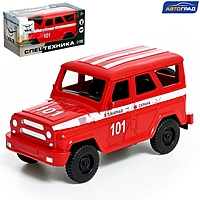АВТОГРАД Машина инерционная УАЗ Hunter, Пожарная служба