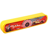 Пенал пластиковый "Тачки", 20 х 4,3 х 2,3 см