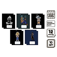 Компл тетр из 10шт 12л част кос лин Супер М, обл мел бум, ВД-лак, бл офсет (7770439)