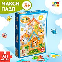 Макси-пазл Теремок 30 деталей