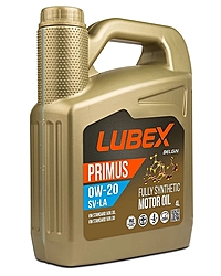 Масло моторное Lubex Primus SV-LA 0W-20 4 л синт.