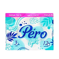 Туалетная бумага Pero, 3 слоя, 12 рулонов