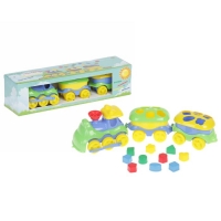 Игрушка Паровозик с логическими фигурами У448