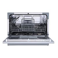 Настольная посудомоечная машина «Бирюса» DWC-506/7 M, 6 комплектов, 7 программ, серая