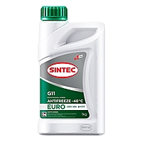 Антифриз Sintec Euro G11 -40 1 кг зеленый 990553