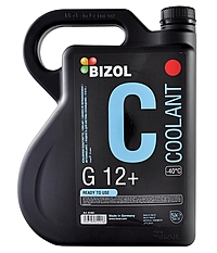 Антифриз BIZOL Coolant G12+ -40 5 л красный