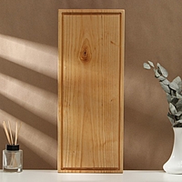 Доска разделочная с кровостоком Adelica, 50×20×2 см, покрыта маслом, цельная берёза