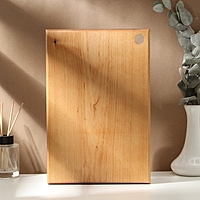 Доска разделочная с отверстием Adelica, 30×20×2 см, покрыта маслом, цельная берёза