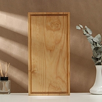 Доска разделочная с кровостоком Adelica, 40×20×2 см, покрыта маслом, цельная берёза