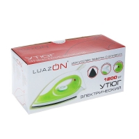 Утюг LuazON LU-01, 1200Вт, тефлоновая подошва, зелёный