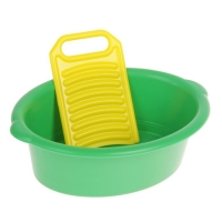 Игровой набор "Золушка" ( тазик, стиральная доска ) У752  МИКС