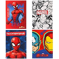 Блокнот А6 32 л на скрепке 4 вида для мальчика МИКС