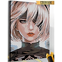 Картина по номерам "Девушка" холст на подрамнике 40*60 1072