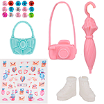 Кукла с аксессуарами Miss Kapriz MK20333-1A в пакете