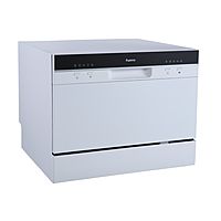 Настольная посудомоечная машина «Бирюса» DWC-506/5 W, 6 комплектов, 5 программ, белая