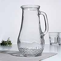 Крист кувшин 1500 мл из бесцевтного стекла без крышки