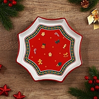 Блюдо "Пряничные человечки", 21х21х3см