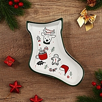 Блюдо "Новый год!", 20х15,5х3 см