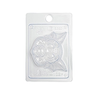 Форма для шоколада пластиковая «Голова дракона», символ 2024 года, размер изделия 8,5×7,5×3 см, цвет прозрачный