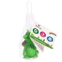 Фигурка «Дракончик с цветочком», цвет зеленый