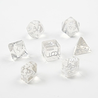 Набор кубиков для D&D (Dungeons and Dragons, ДнД) "Время игры", серия: D&D, 7 шт