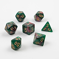 Набор кубиков для D&D (Dungeons and Dragons, ДнД) "Время игры", серия: D&D, 7 шт