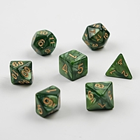 Набор кубиков для D&D (Dungeons and Dragons, ДнД) "Время игры", серия: D&D, 7 шт