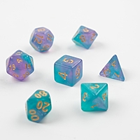 Набор кубиков для D&D (Dungeons and Dragons, ДнД) "Время игры", серия: D&D, 7 шт