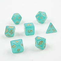 Набор кубиков для D&D (Dungeons and Dragons, ДнД) "Время игры", серия: D&D, 7 шт