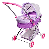 Коляска для кукол «Любимый малыш» универсальная, с корзиной