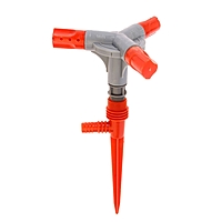 Распылитель 3-лепестковый, 28 см, штуцер 1/2", 5/8", 3/4", пика, пластик