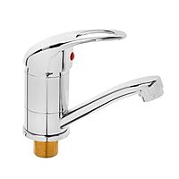 Смеситель для кухни Эверест B48-040 короткий излив хром