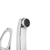 Смеситель для кухни Эверест B48-040 короткий излив хром