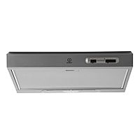 Вытяжка Indesit ISLK 66 LS X, козырьковая, 272 м3/ч, 3 скорости, 59.9. см, серебристая