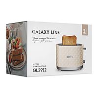 Тостер Galaxy GL 2912, 1200 Вт, 7 режимов прожарки, 2 тоста, бежевый
