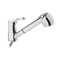 Смеситель для кухни Эверест B60-028 вытяжная лейка хром