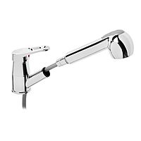 Смеситель для кухни Эверест B60-028 вытяжная лейка хром